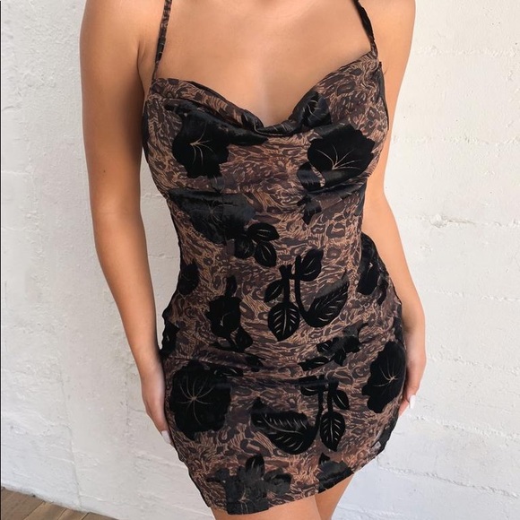 SOLD -Tiger mist dress - Picture 1 of 2